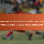 Динамика на отбора, Взаимодействия между играчите, Развитие на химията в формацията 5-2-3